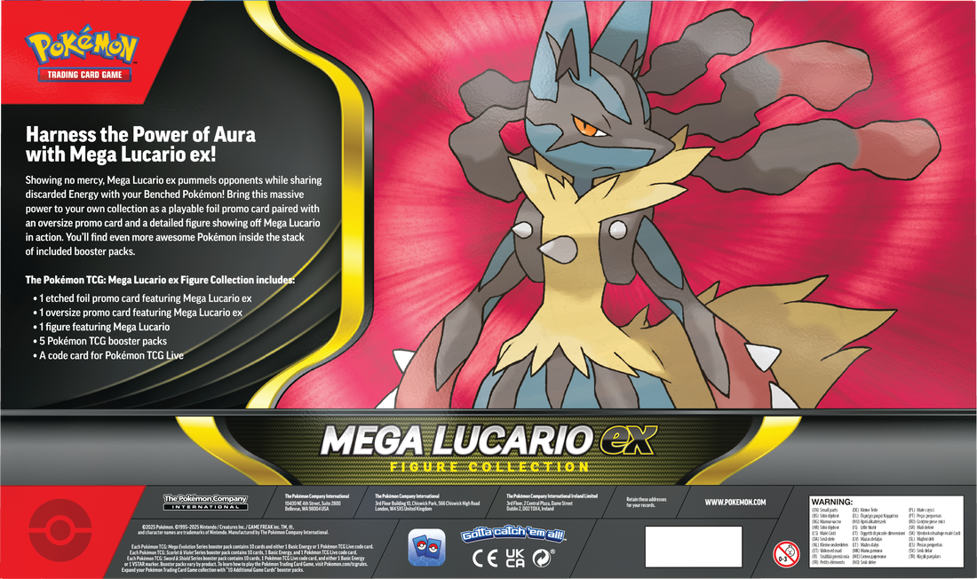 POKEMON MEGA LUCARIO EX FIGURE COLLECTION | 196214134553