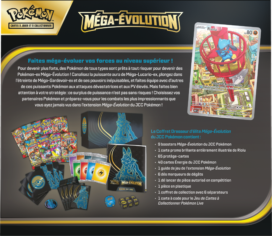 POKEMON FRENCH ME01 MEGA EVOLUTION ELITE TRAINER | 196214114852