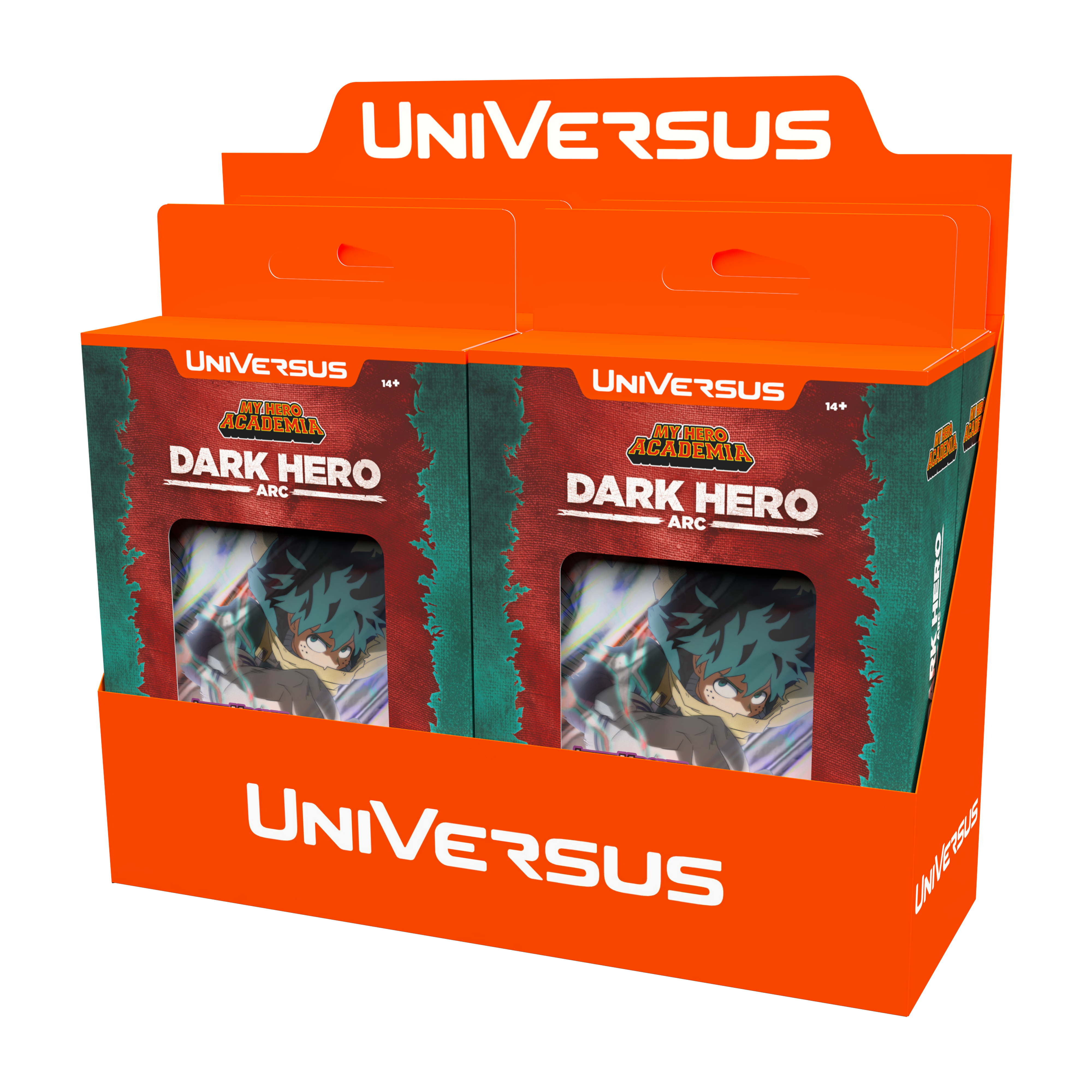 UniVersus CCG: My Hero Academia- Dark Hero Arc- Challenger Series Display | 810155271091