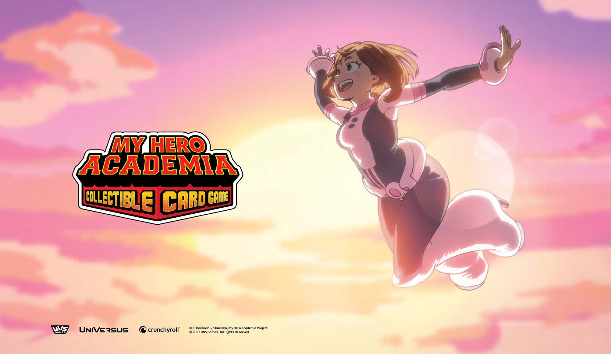UniVersus CCG: Set 6- My Hero Academia Jet Burn- Ochaco Playmat | 850034738505
