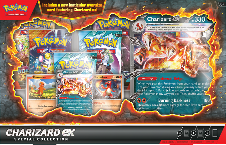 POKEMON CHARIZARD EX SPECIAL COLLECTION | 196214109179
