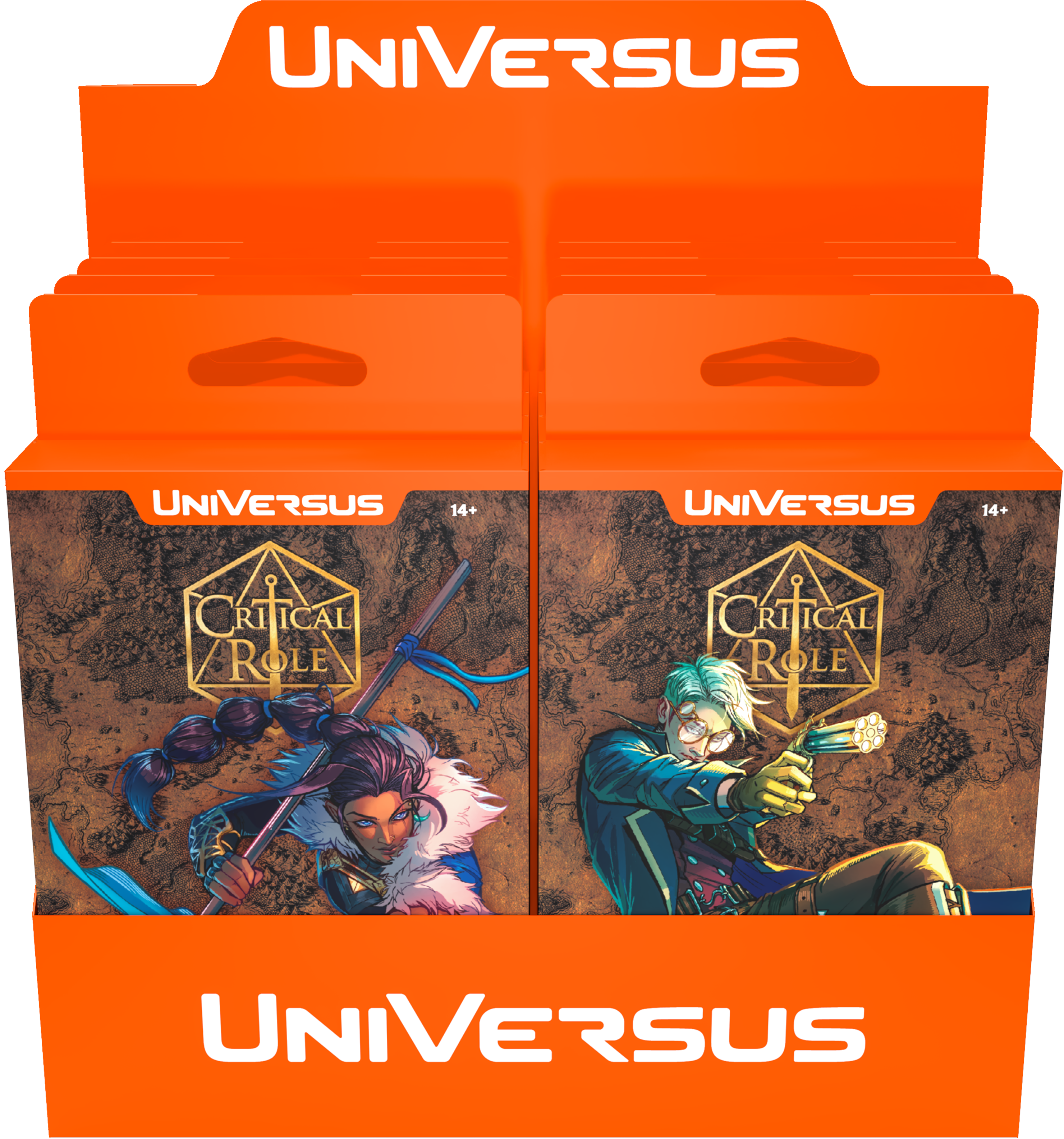 UniVersus CCG: Critical Role Heroes of Exandria- Starter Deck Display- Beau & Percy (8 Decks) | 810155271862