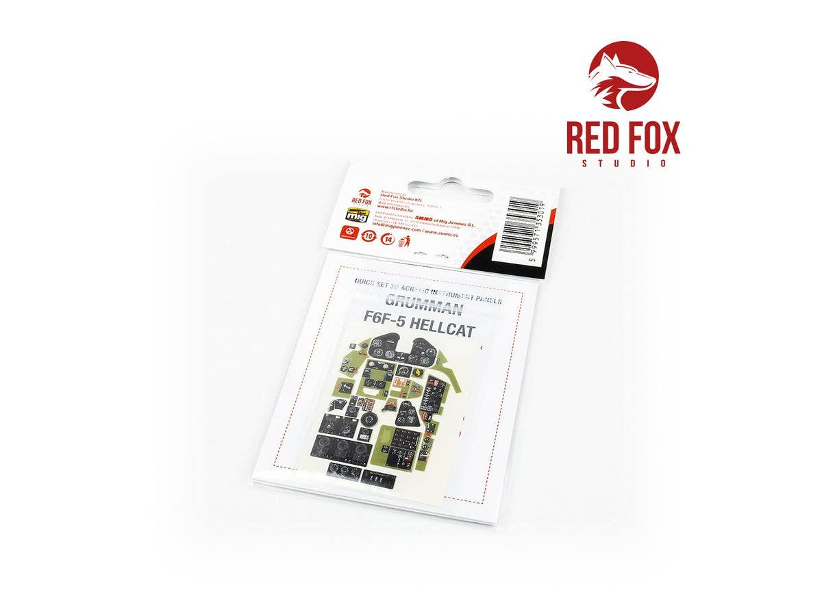 Red Fox Studio 1/24 Grumman F6F-5 Hellcat (for Airfix kit) | 5999571353019