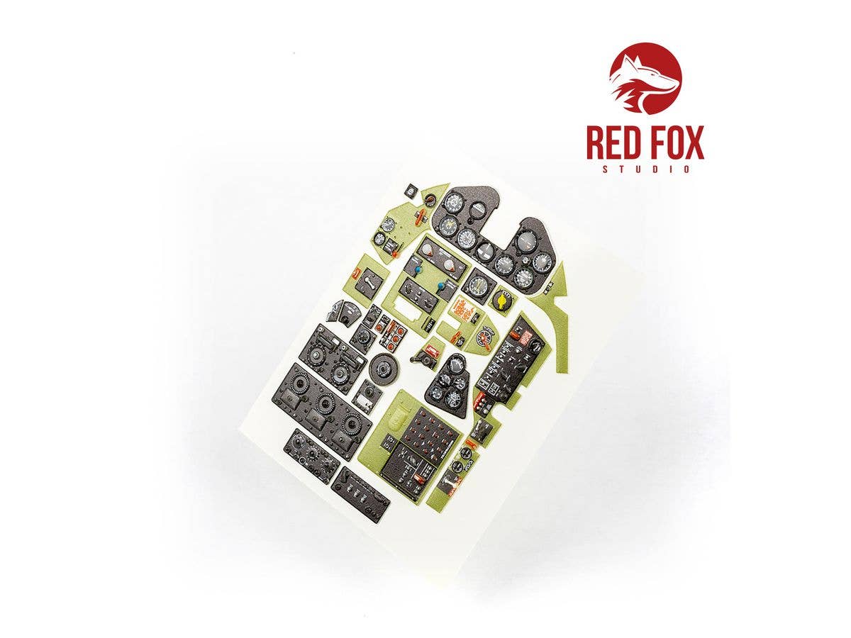 Red Fox Studio 1/24 Grumman F6F-5 Hellcat (for Airfix kit) | 5999571353019