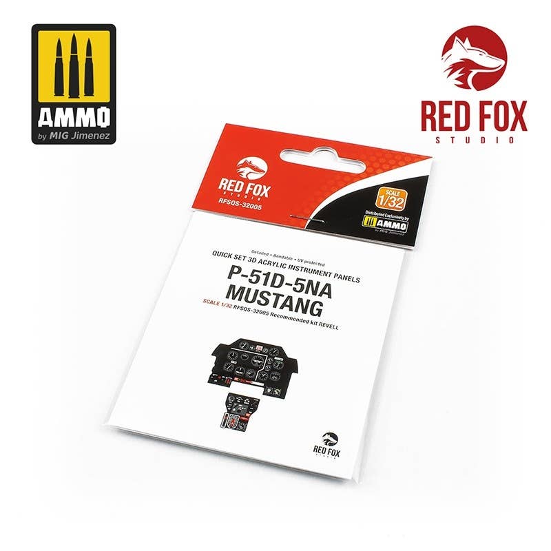 Red Fox Studio 1/32 P-51D-5NA Mustang (for Revell kit) | 5999571350049