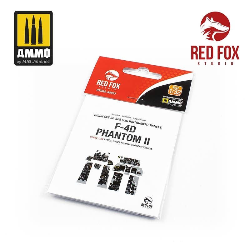 Red Fox Studio 1/32 F-4D Phantom II (for Tamiya kit) | 5999571350261