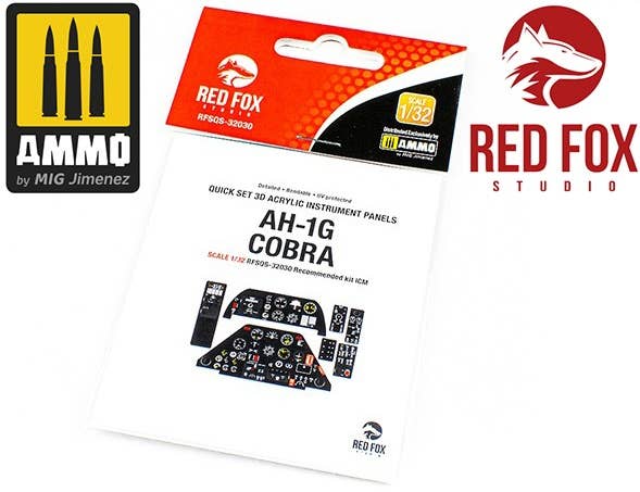 Red Fox Studio 1/32 AH-1G Cobra (Early) (for ICM Kit) | 5999571350292