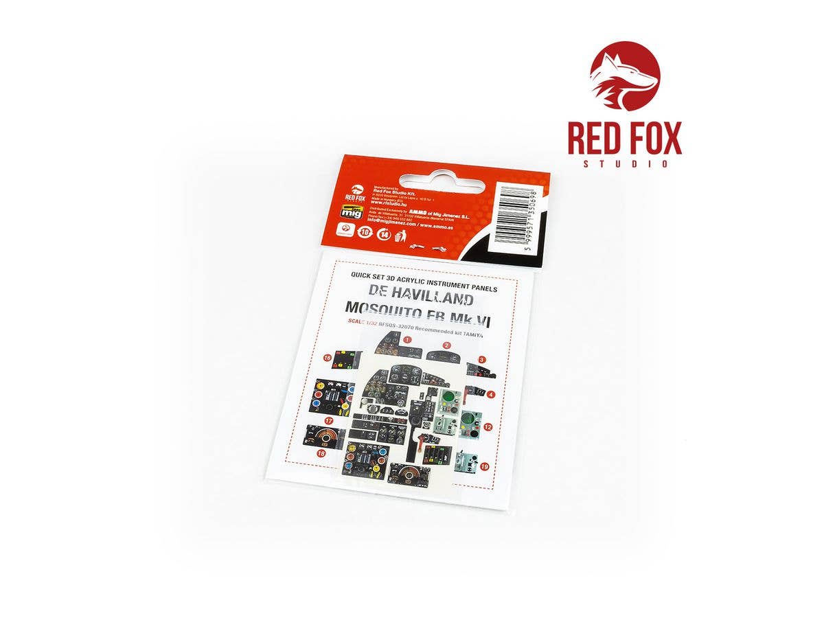Red Fox Studio 1/32 DE Havilland Mosquito FB Mk.VI (for Tamiya kit) | 5999571350698