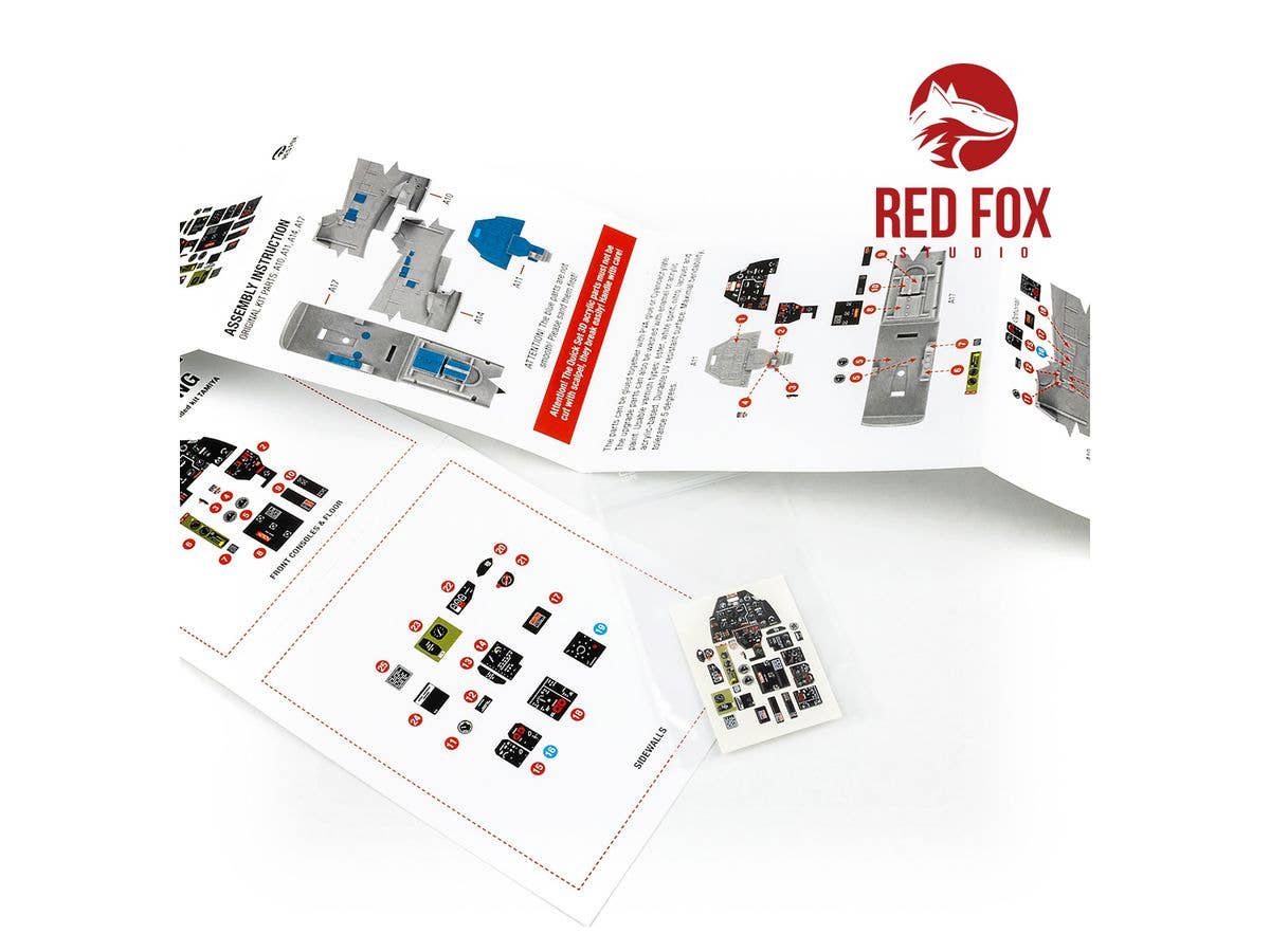 Red Fox Studio 1/48 P-51D Mustang (for Tamiya kit) | 5999571351794