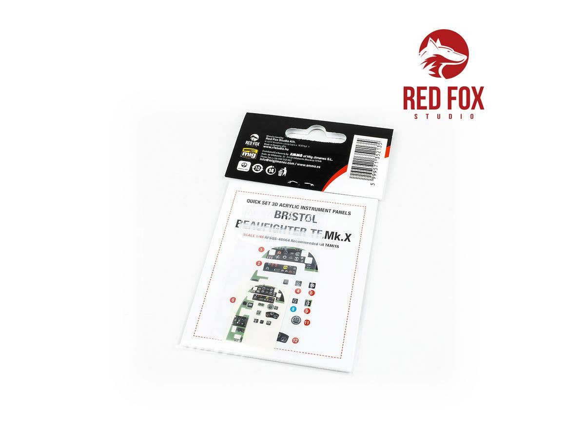 Red Fox Studio 1/48 Bristol Beaufighter TF Mk.X (for Tamiya kit) | 5999571352135