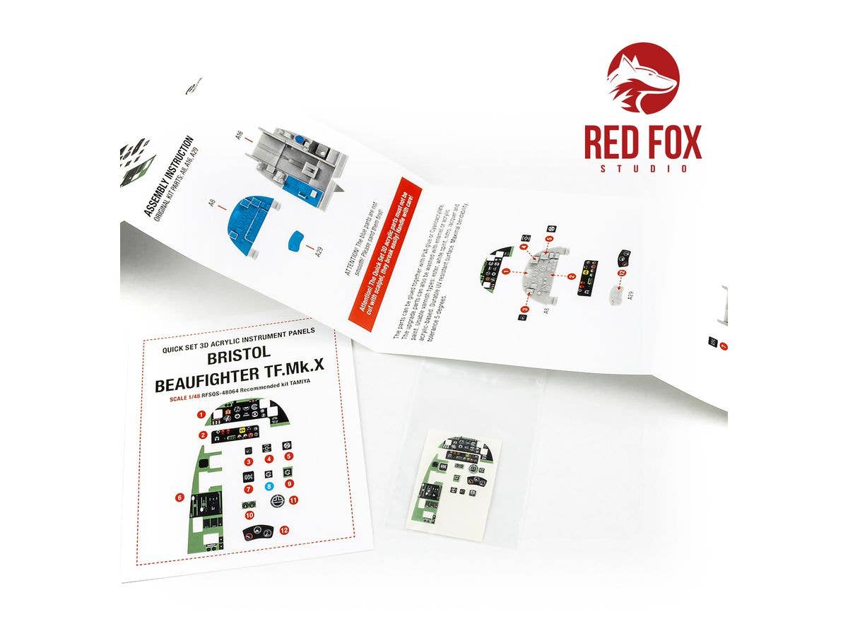 Red Fox Studio 1/48 Bristol Beaufighter TF Mk.X (for Tamiya kit) | 5999571352135