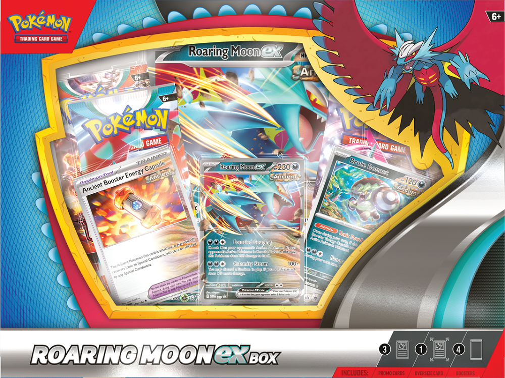 Pokemon Roaring Moon/Iron Valiant EX Box | 820650852718