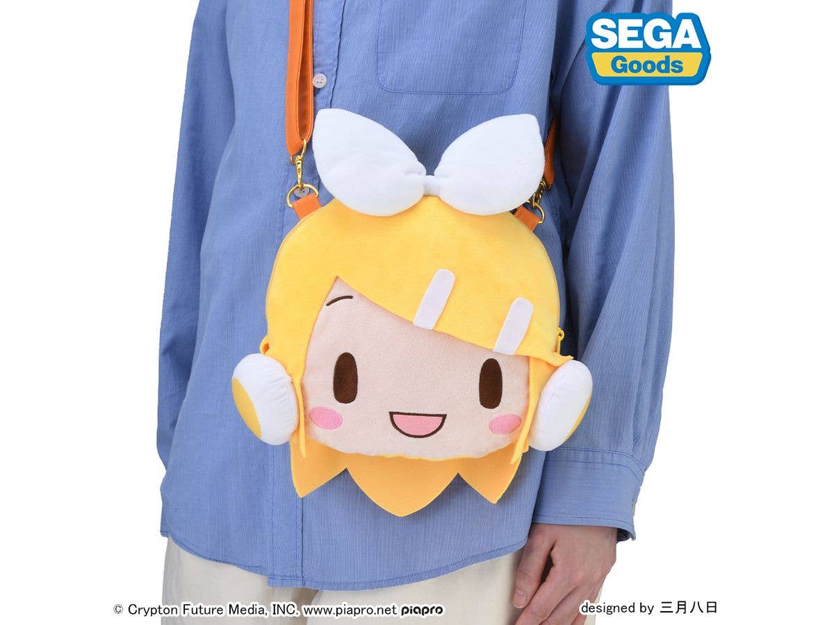 SEGA fuwa petit Kagamine Rin Face Shoulder Bag (M) | 4582733453828