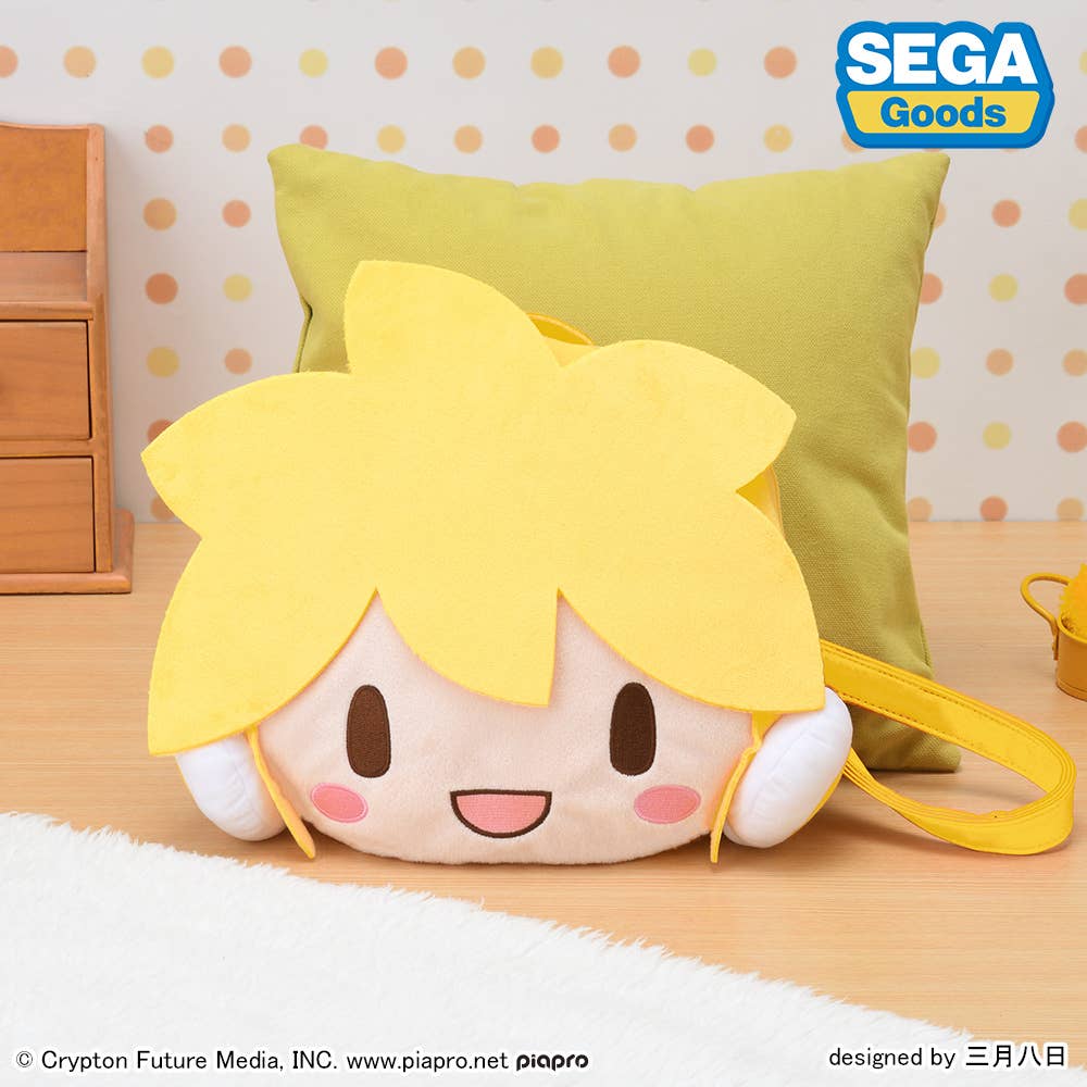 SEGA fuwa petit Kagamine Len Face Shoulder Bag (M) | 4582733453835