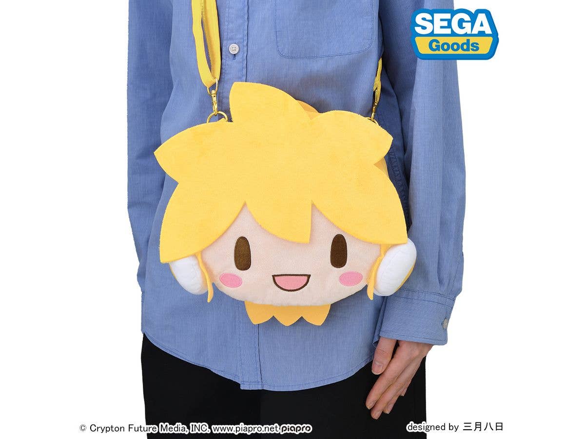 SEGA fuwa petit Kagamine Len Face Shoulder Bag (M) | 4582733453835