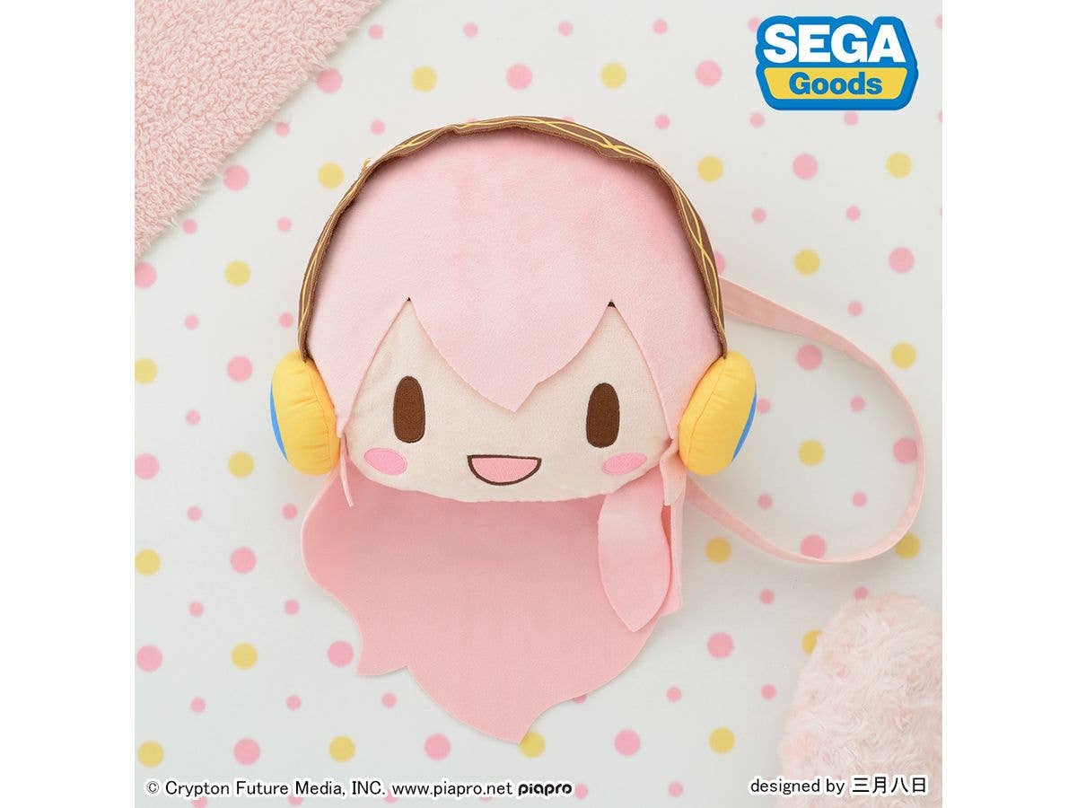 SEGA fuwa petit Megurine Luka Face Shoulder Bag (M) | 4582733453842