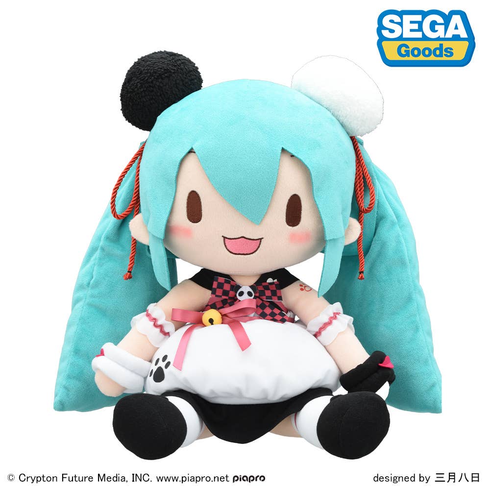 SEGA fuwa petit Hatsune Miku Panda Bun Plush (LL) | 4582733459479