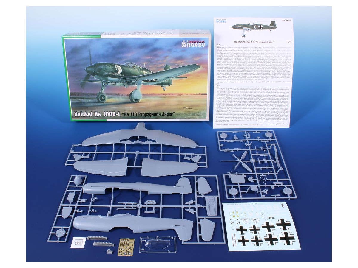 Special Hobby 1/32 Heinkel He 100D-1 'Propaganda Jager He 113' | 8594071081447