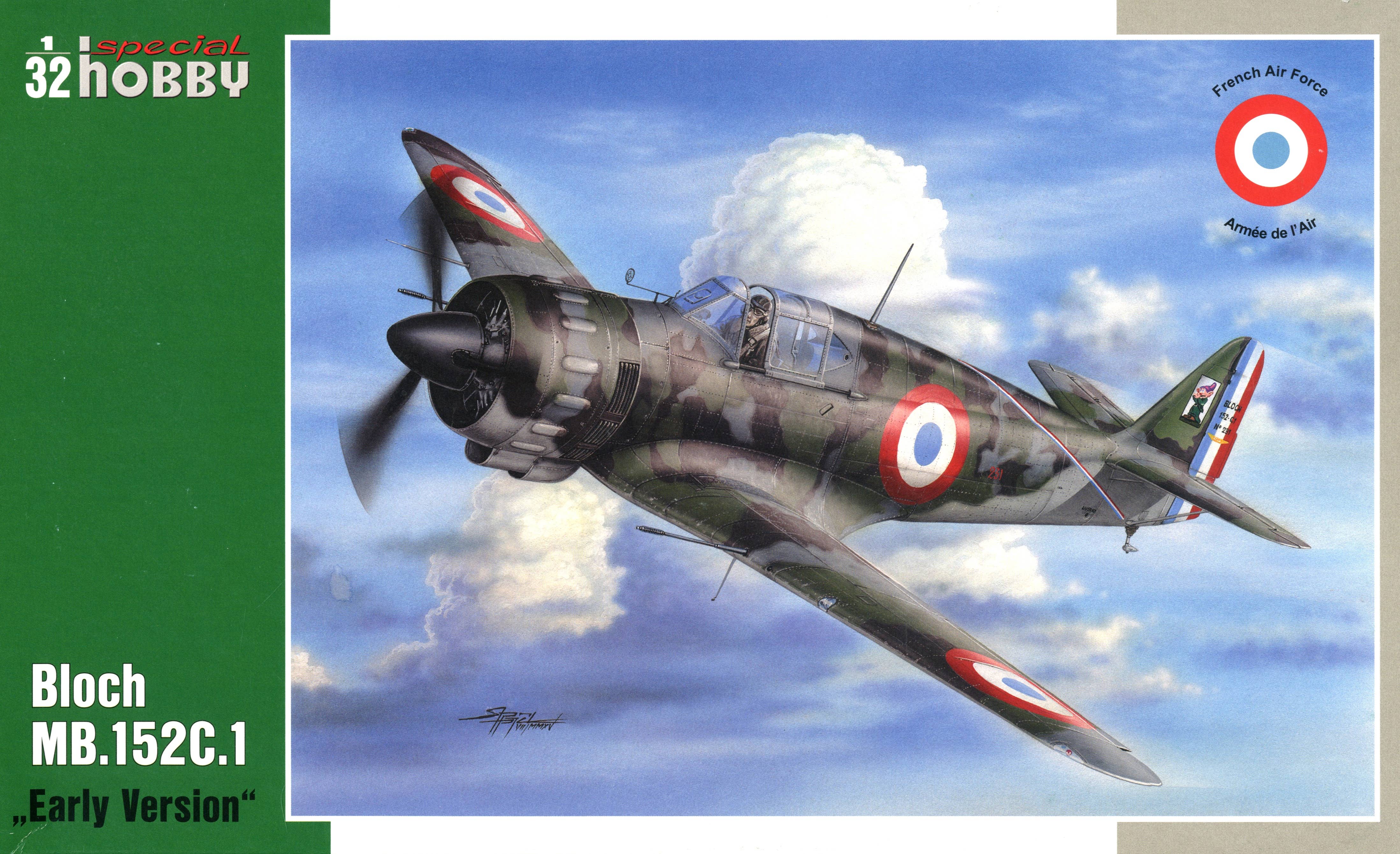 Special Hobby 1/32 Bloch MB.152C1 Early Version | 8594071085308