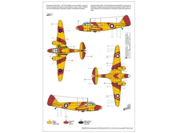 Special Hobby 1/48 Airspeed Oxford Mk.I/II 'Commonwealth Service' | 8594071082802