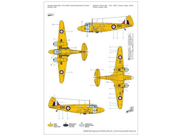 Special Hobby 1/48 Airspeed Oxford Mk.I/II 'Commonwealth Service' | 8594071082802