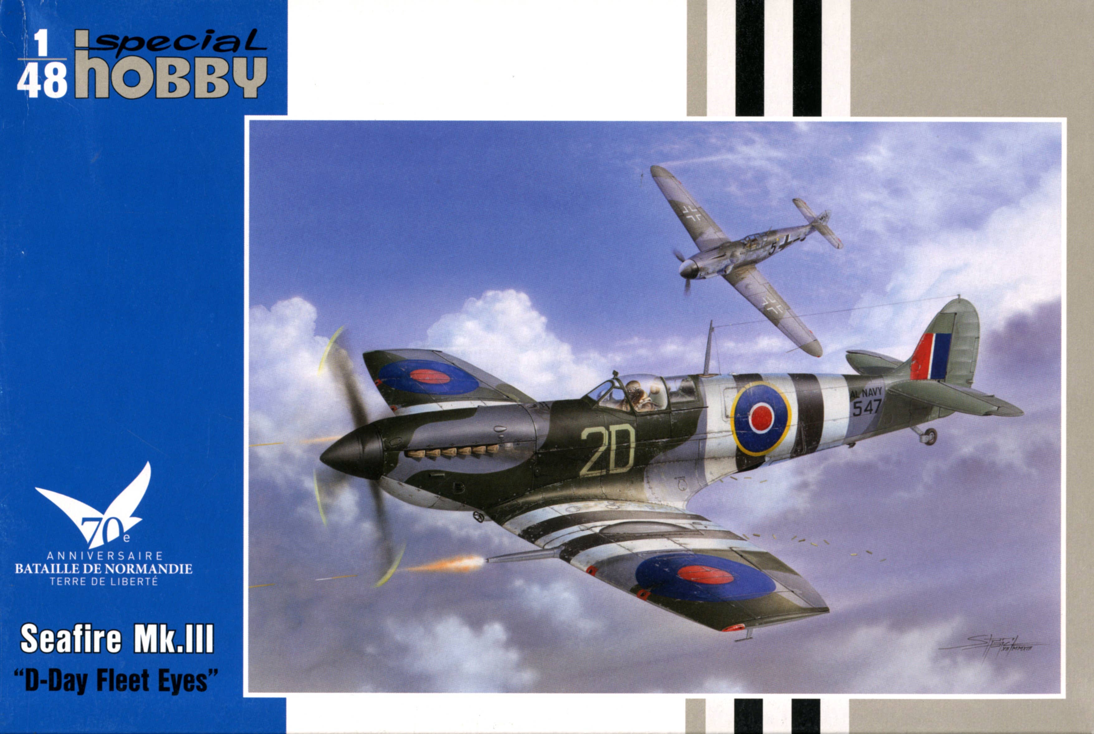 Special Hobby 1/48 Supermarine Seafire Mk.lll D-Day Fleet Eyes | 8594071084363