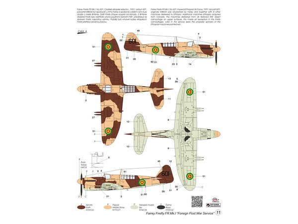 Special Hobby 1/48 Firefly Mk.l Foreign Post War Service | 8594071084066