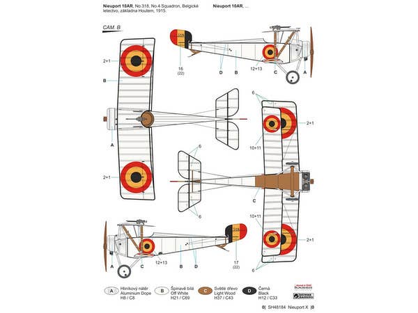 Special Hobby 1/48 Nieuport 10 Two Seater | 8594071085797