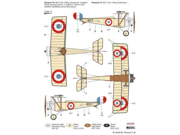 Special Hobby 1/48 Nieuport 10 Two Seater | 8594071085797