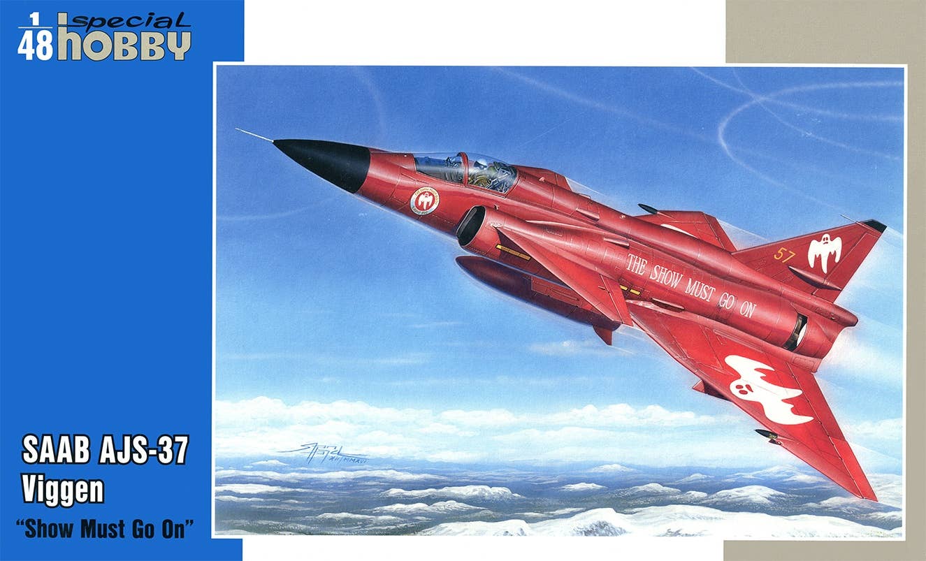 Special Hobby 1/48 SAAB AJS-37 Viggen 'Show m ust go on' | 8594071085889