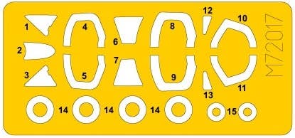 Special Hobby 1/72 Fouga C.170 Magister Mask | 8594071088026