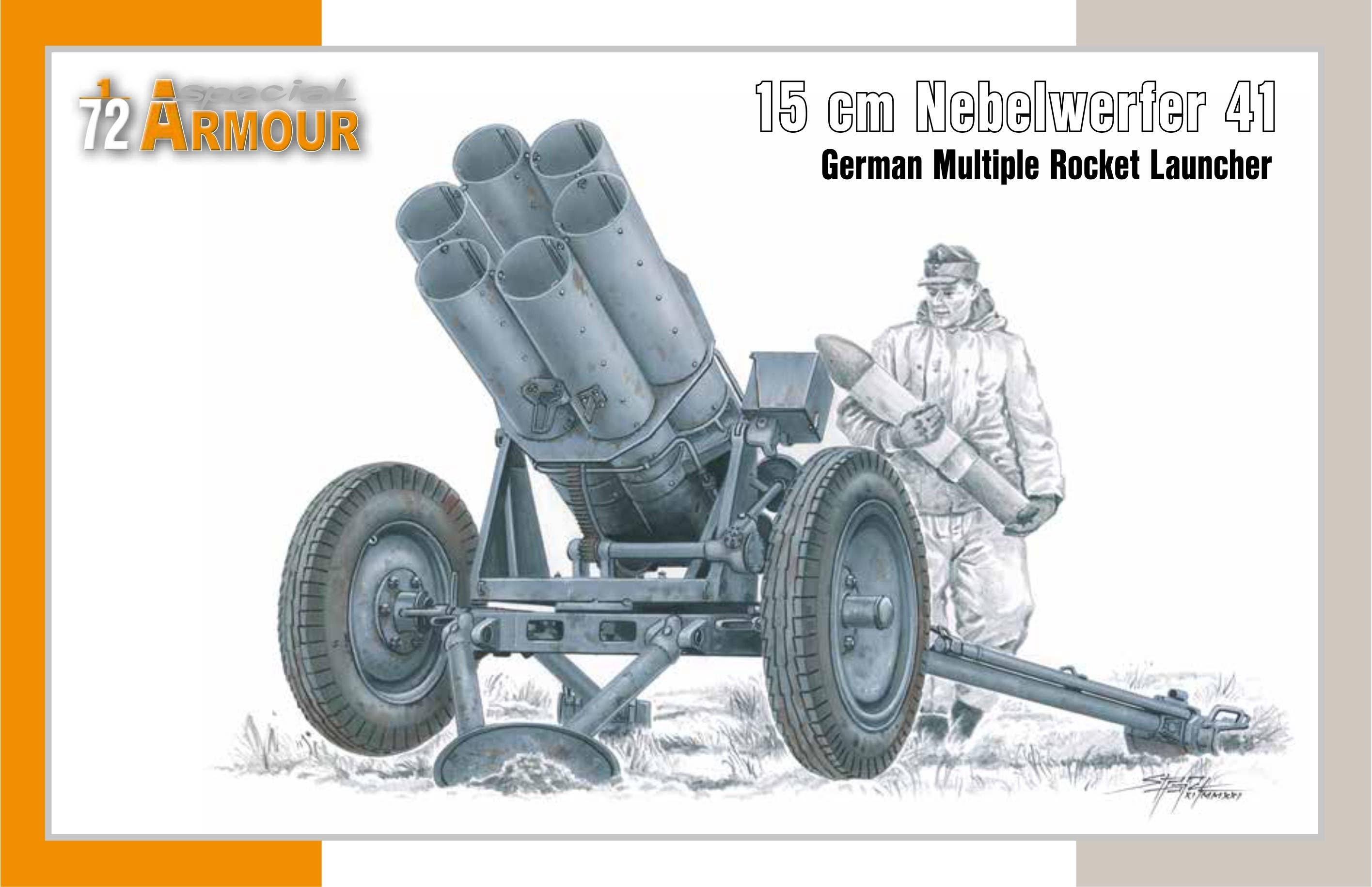 Special Hobby 1/72 15 cm Nebelwerfer 41 ‘German Multiple Rocket Launcher’ | 8594071088309