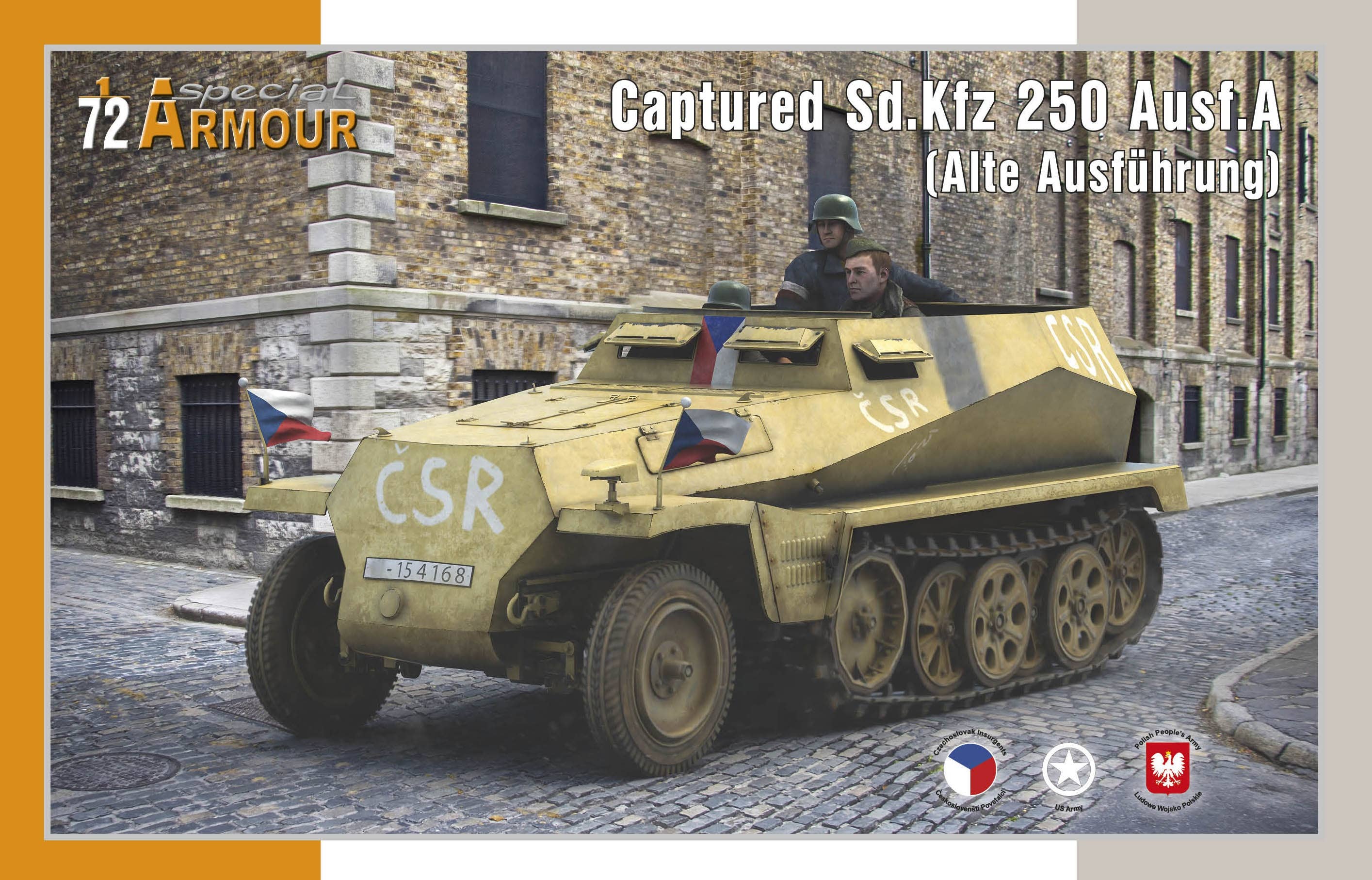 Special Hobby 1/72 Captured Sd.Kfz 250 Ausf.A (Alte Ausfuhrung) | 8594071088675