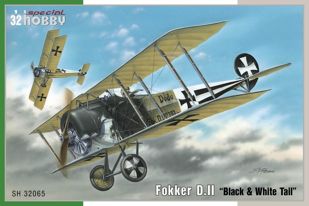 Special Hobby 1/32 Fokker D.II Black & White Tail | 8594071086206