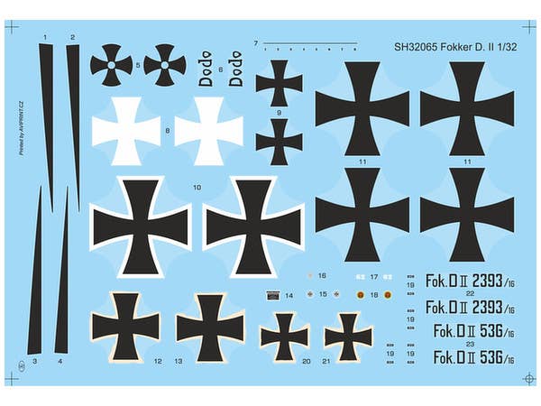 Special Hobby 1/32 Fokker D.II Black & White Tail | 8594071086206