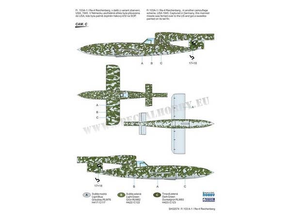 Special Hobby 1/32 Fi 103A-1/Re4 Reichenberg | 8594071086862