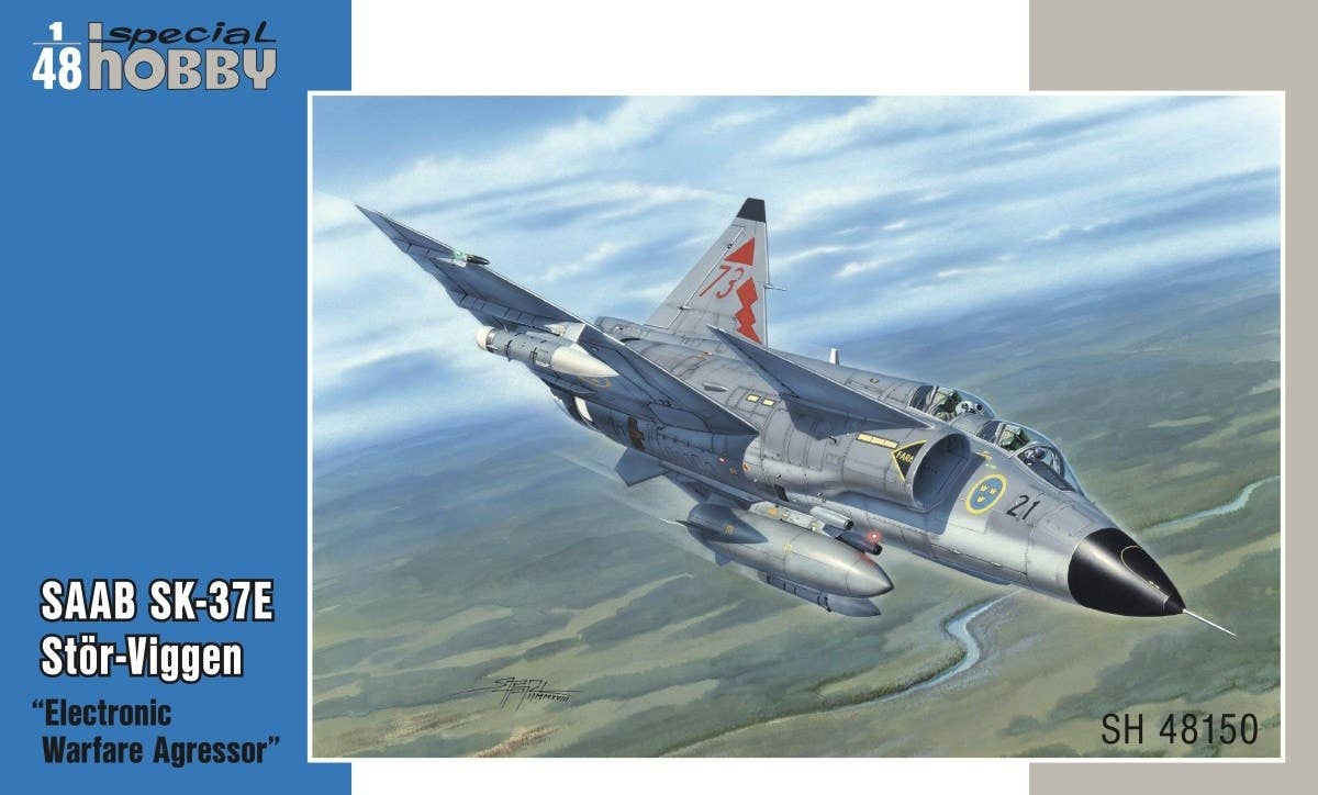 Special Hobby 1/48 SAAB SK-37E Stor-Viggen 'Electronic Warfare Agressor' | 8594071086558
