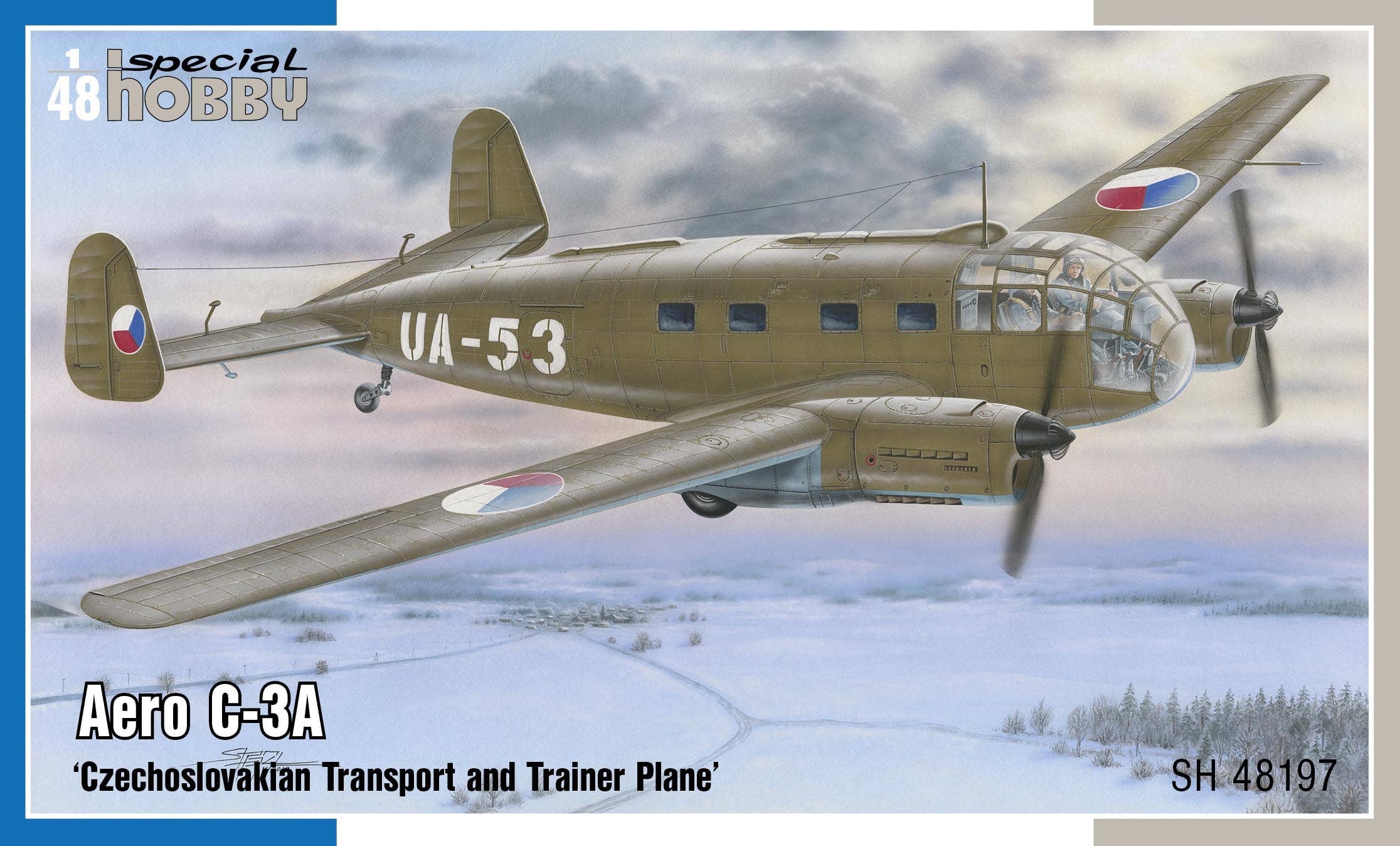 Special Hobby 1/48 Aero C-3A Czechoslovakian Transport and Trainer Plane | 8594071087241