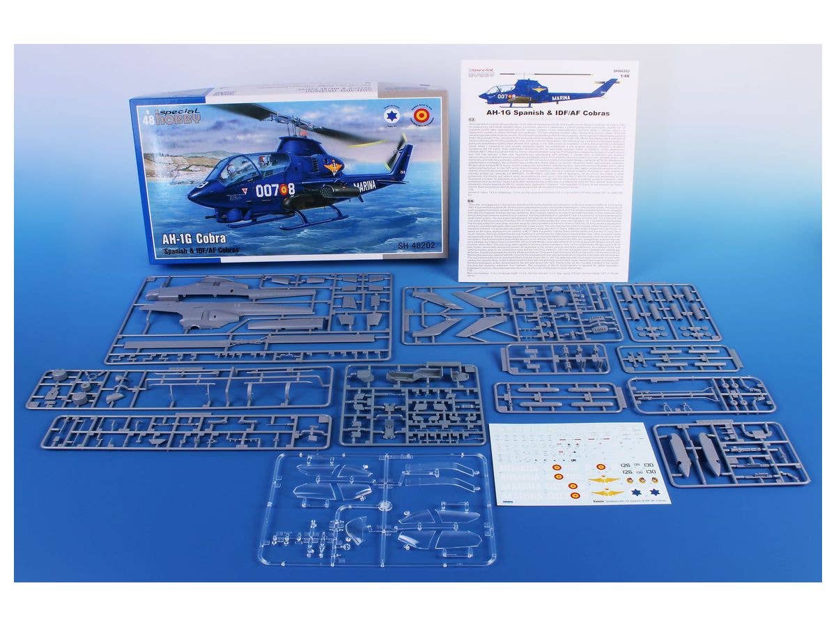 Special Hobby 1/48 AH-1G Cobra ‘Spanish & IDF/AF Cobras’ | 8594071088545