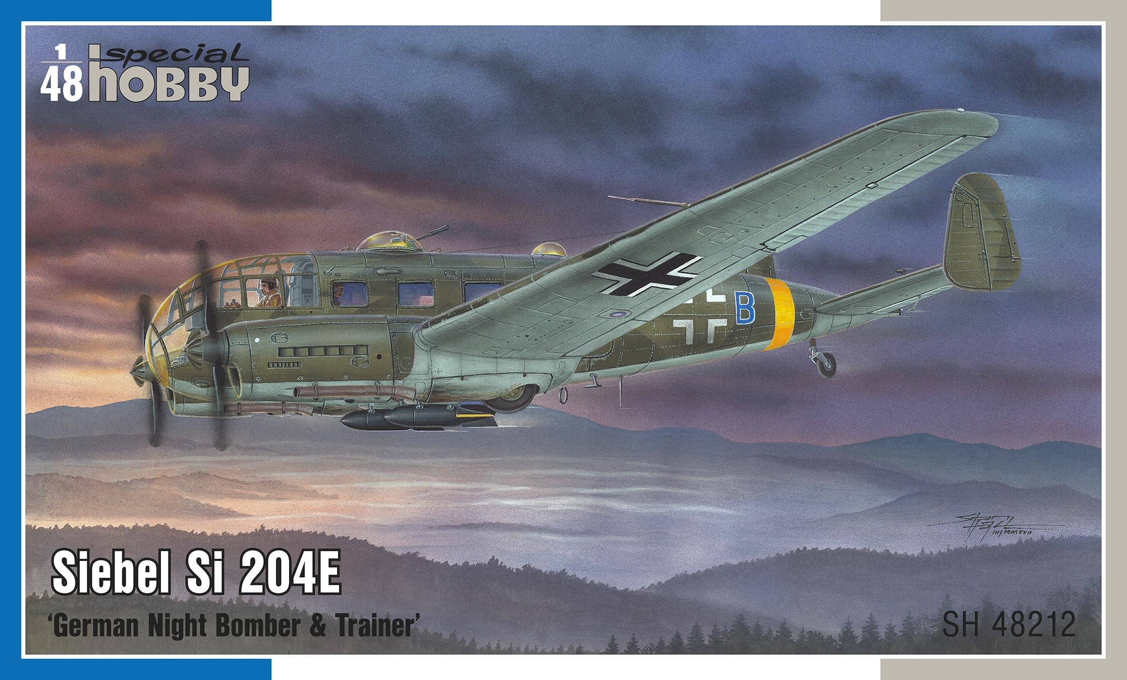Special Hobby 1/48 Siebel Si 204E ‘German Night Bomber & Trainer’ | 8594071088613
