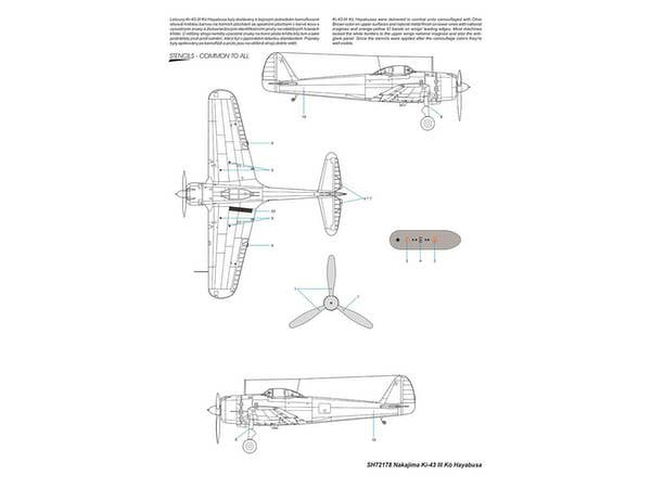 Special Hobby 1/72 Nakajima Ki-43-III Ko Hayabusa | 8594071082215
