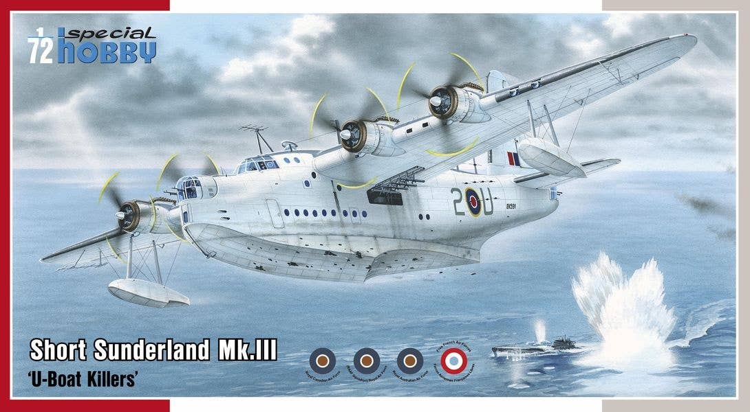 Special Hobby 1/72 Short Sunderland Mk.III ‘U-Boat Killers’ | 8594071087524
