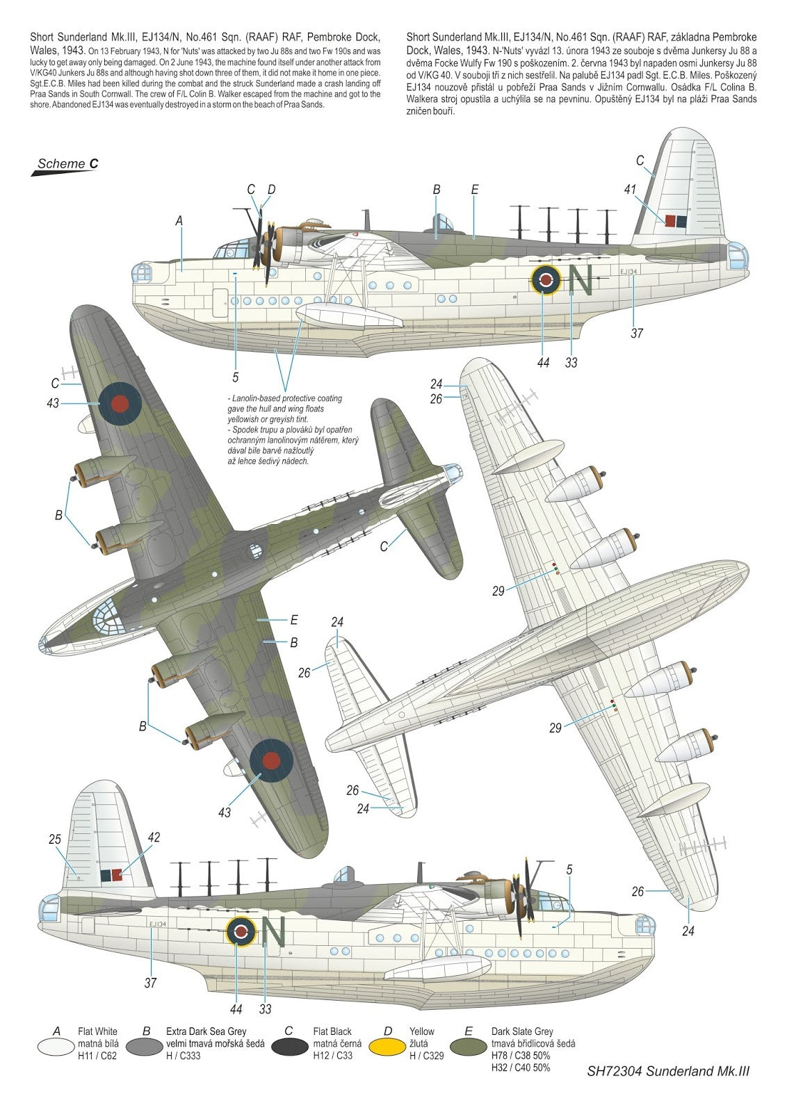Special Hobby 1/72 Short Sunderland Mk.III ‘U-Boat Killers’ | 8594071087524