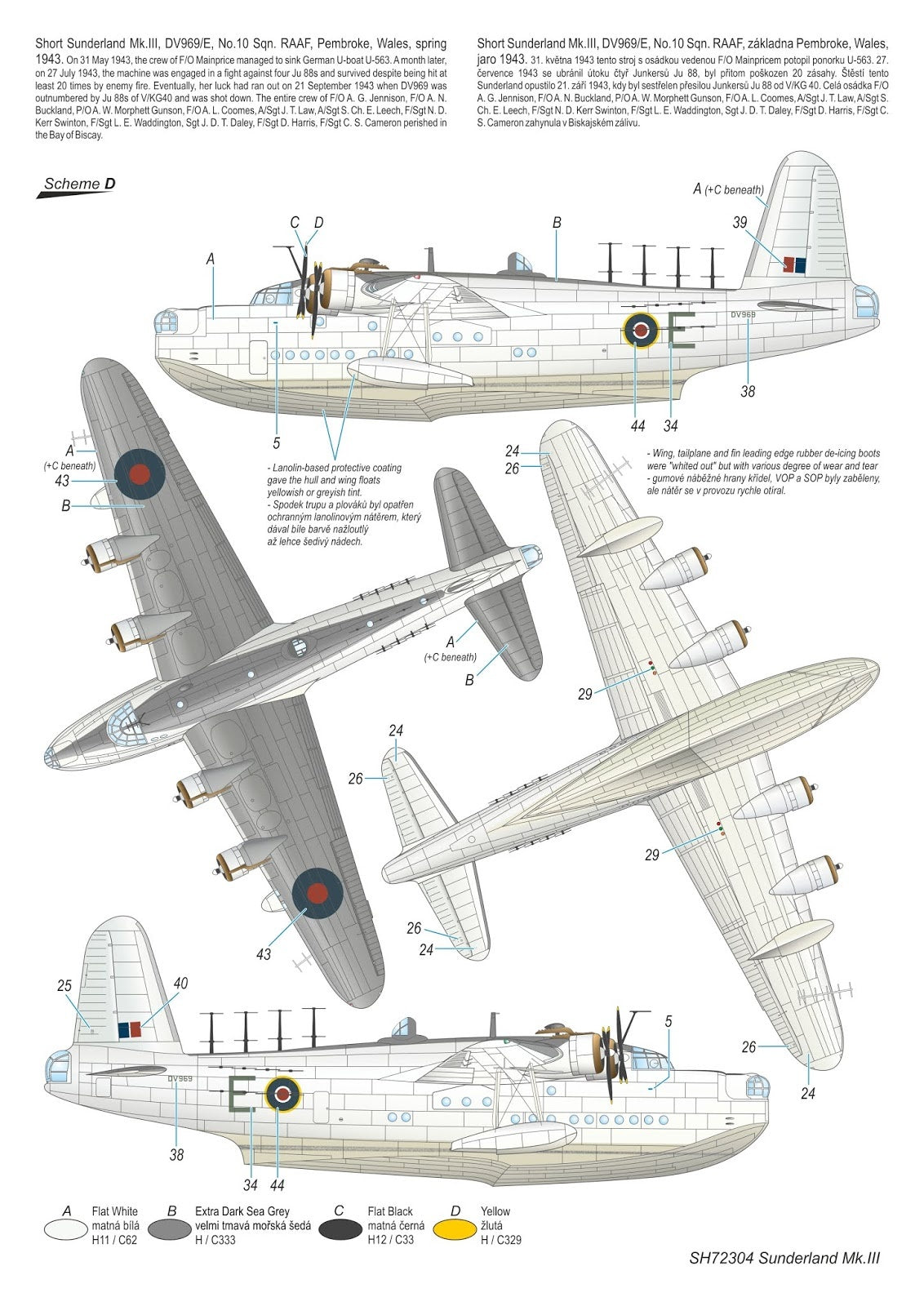 Special Hobby 1/72 Short Sunderland Mk.III ‘U-Boat Killers’ | 8594071087524