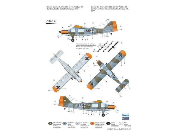 Special Hobby 1/72 Dornier Do 27 'German, Spanish and Belgian Service' | 8594071085841