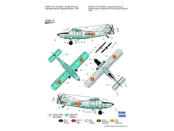 Special Hobby 1/72 Dornier Do 27 'German, Spanish and Belgian Service' | 8594071085841