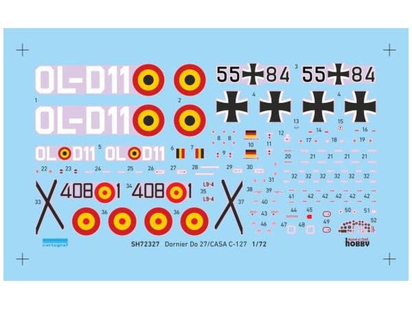 Special Hobby 1/72 Dornier Do 27 'German, Spanish and Belgian Service' | 8594071085841