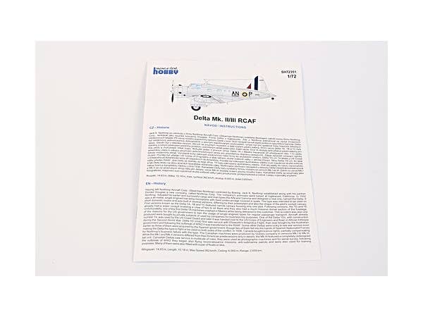 Special Hobby 1/72 Delta Mk.II/III RCAF | 8594071085728