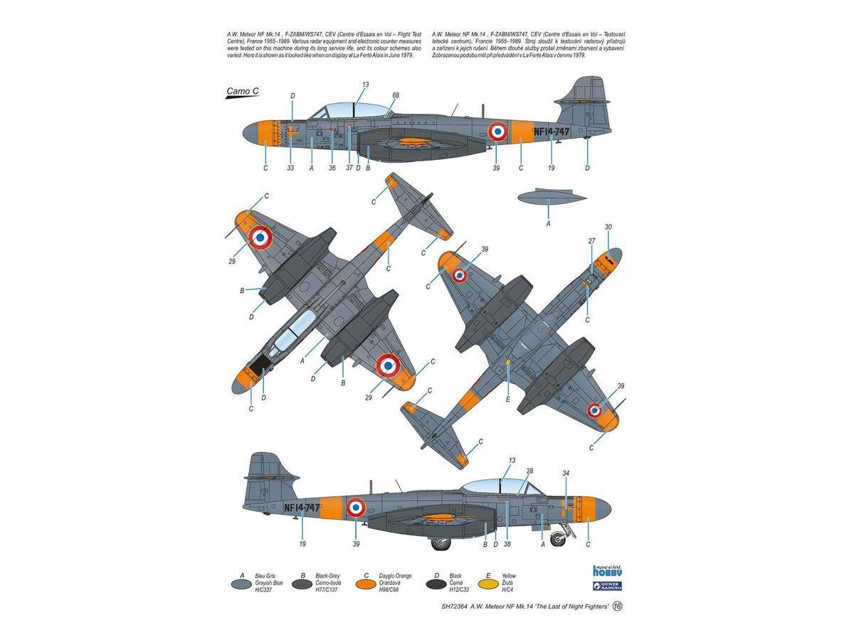Special Hobby 1/72 A.W. Meteor NF Mk.14 'The Last of Night Fighters' | 8594071087890