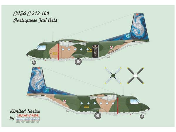 Special Hobby 1/72 CASA C.212-100 Portugese Tail Arts | 8594071086213